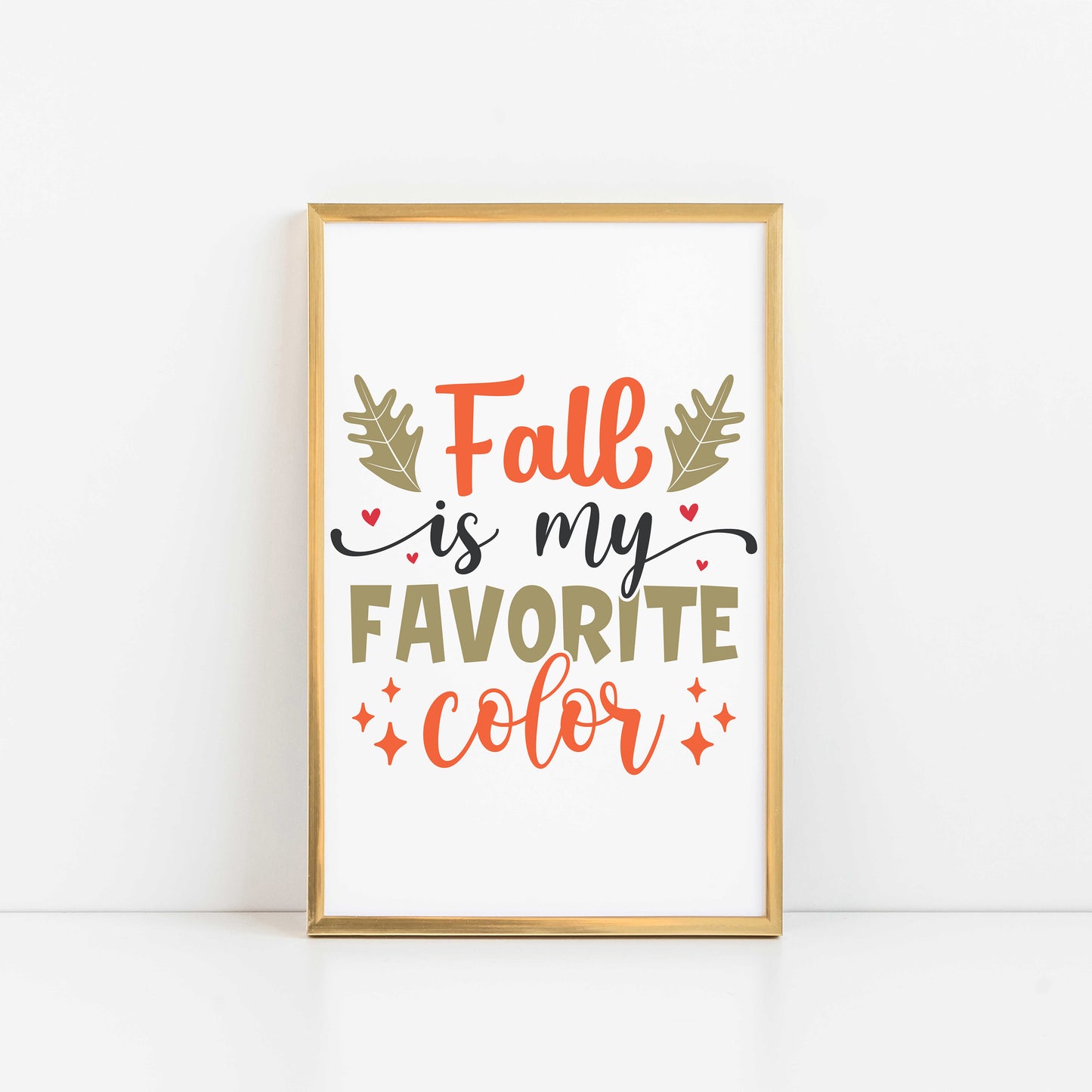 "Fall Is My Favorite Color" Graphic - Glowforge