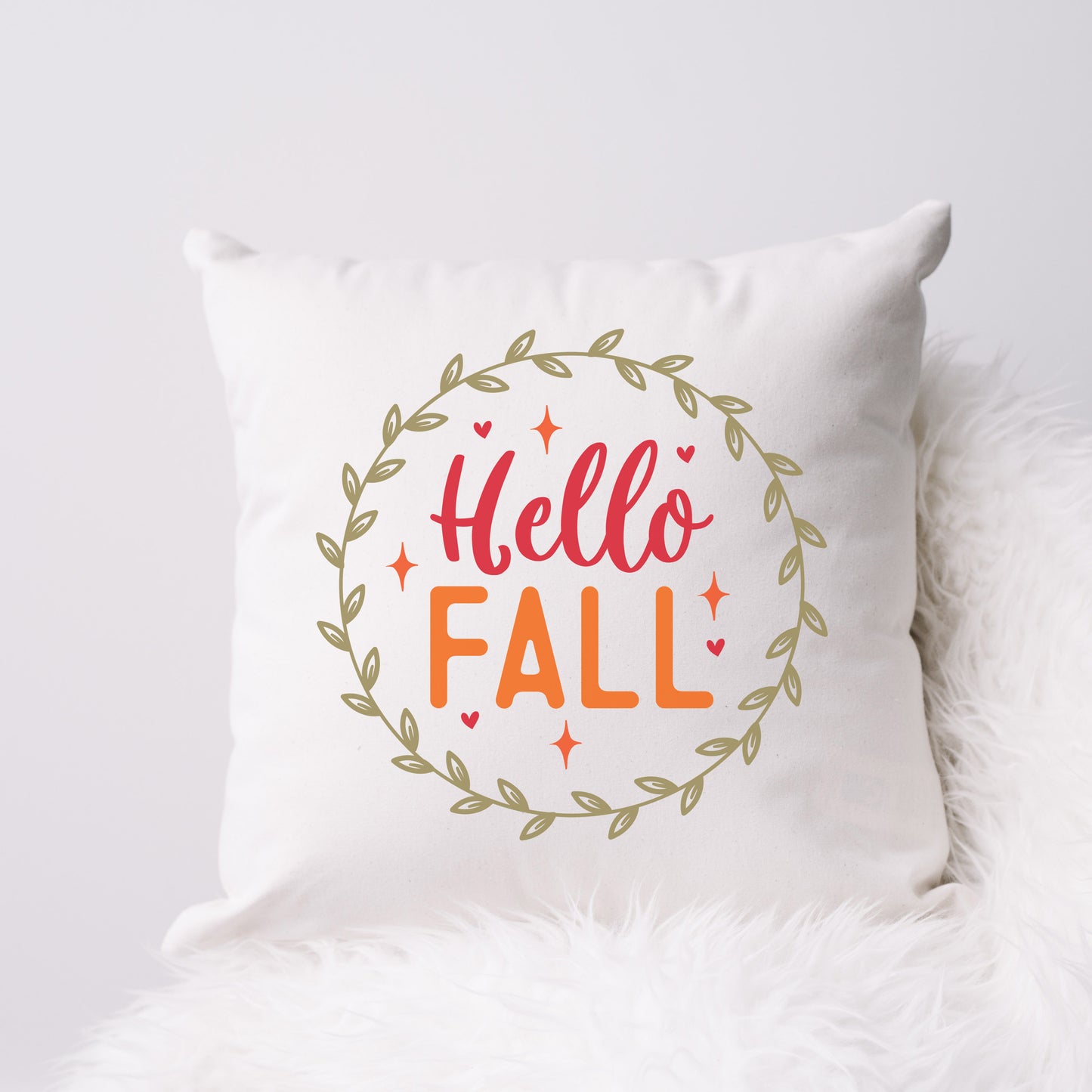 "Hello Fall With Wreath" Graphic - Glowforge