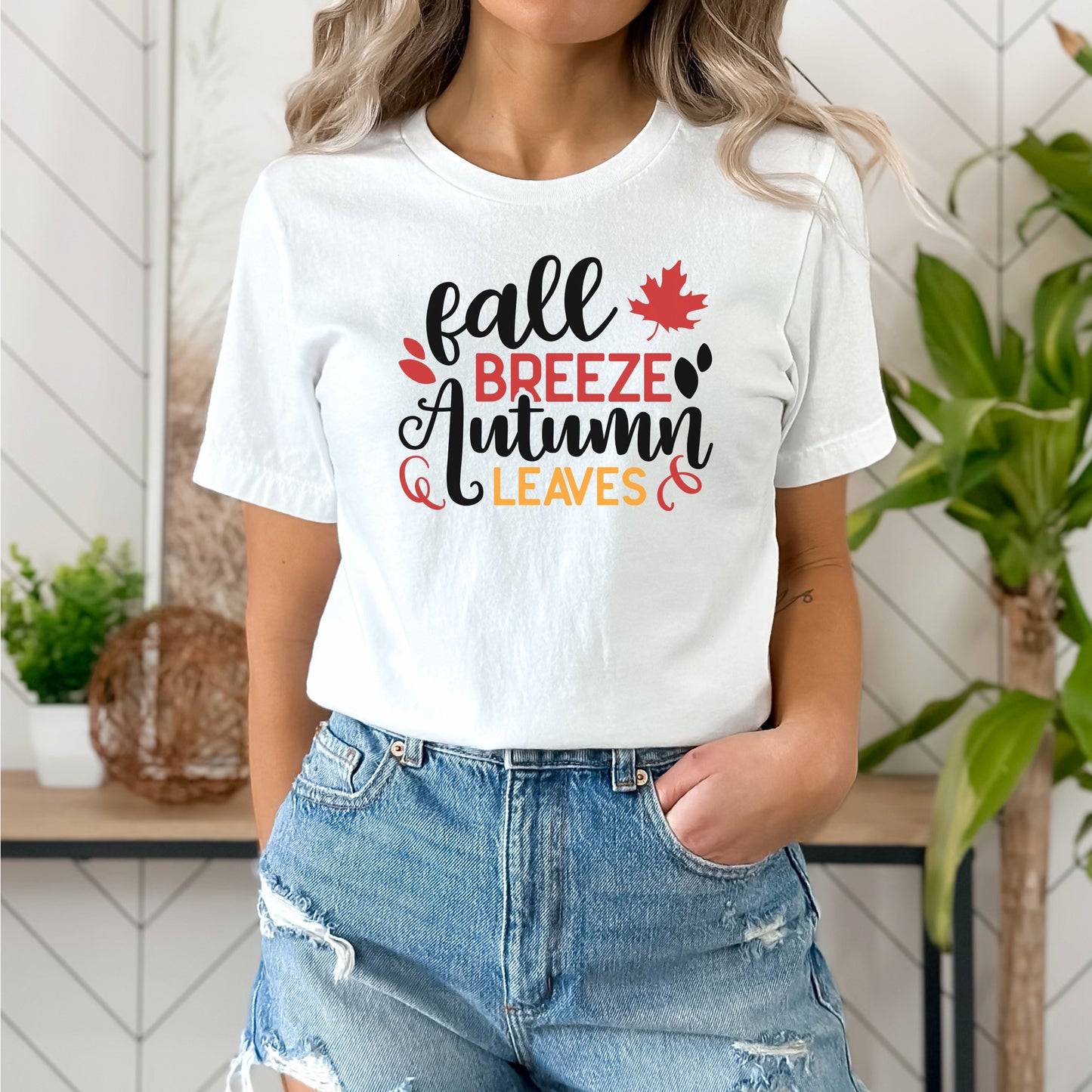 "Fall Breeze Autumn Leaves With Leaf" Graphic - Glowforge