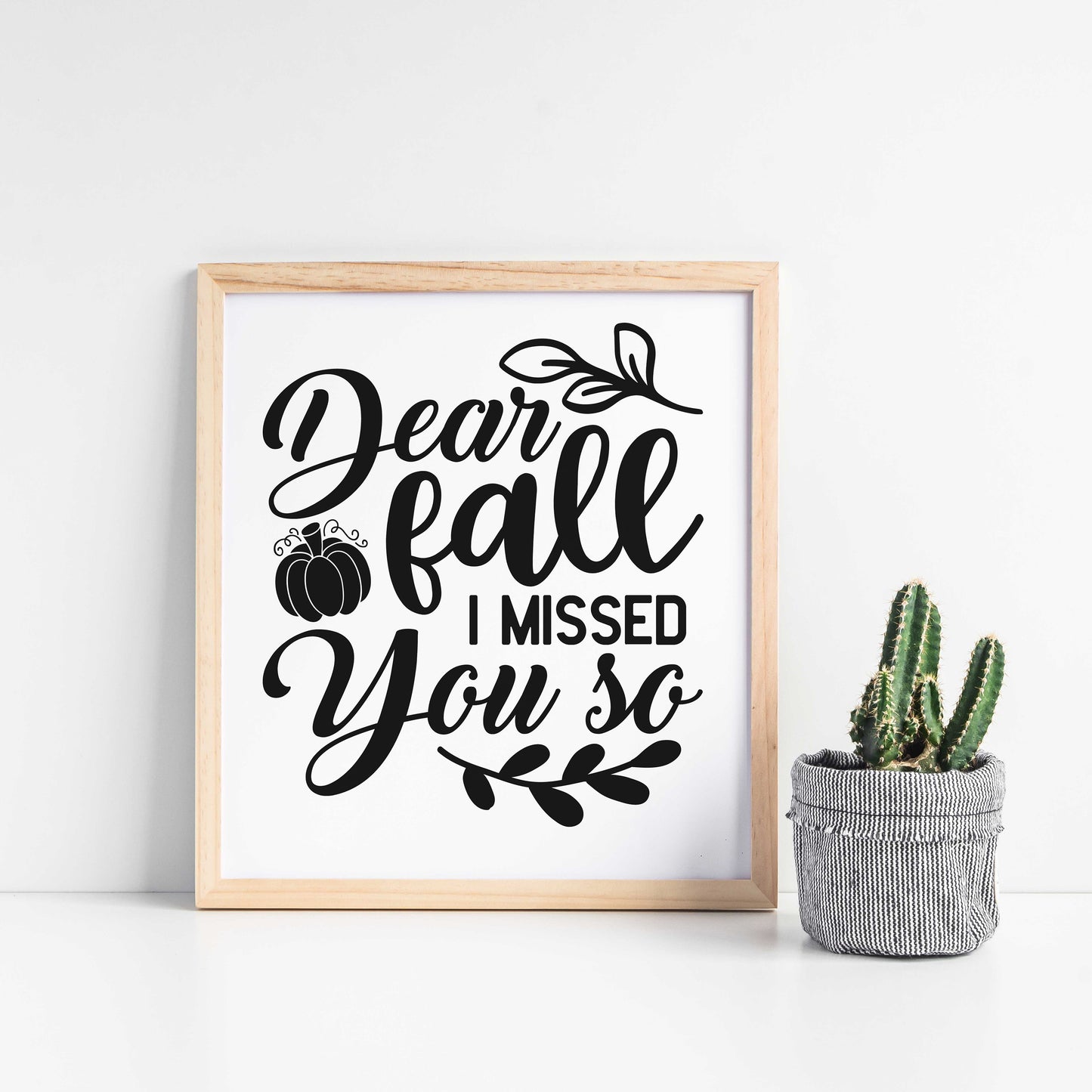"Dear Fall I Missed You So" Graphic - Glowforge