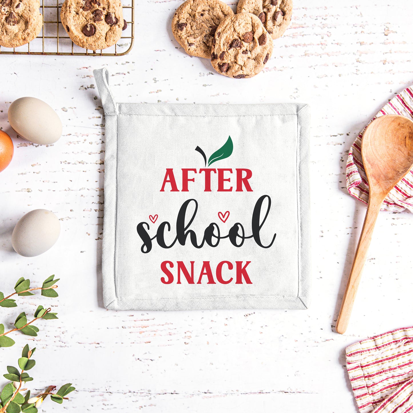 "After School Snack With Hearts" Graphic - Glowforge