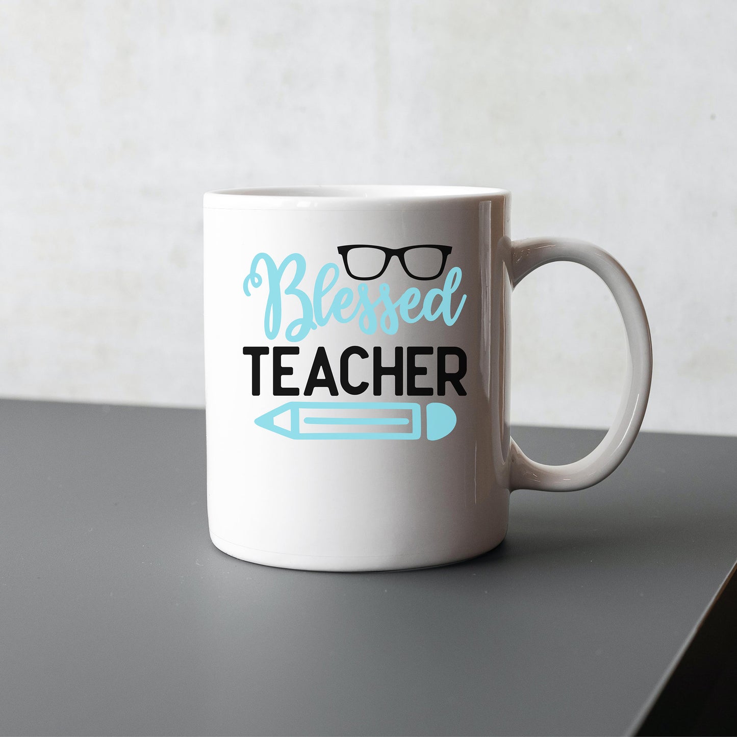 "Blessed Teacher With Sunglasses" Graphic - Glowforge