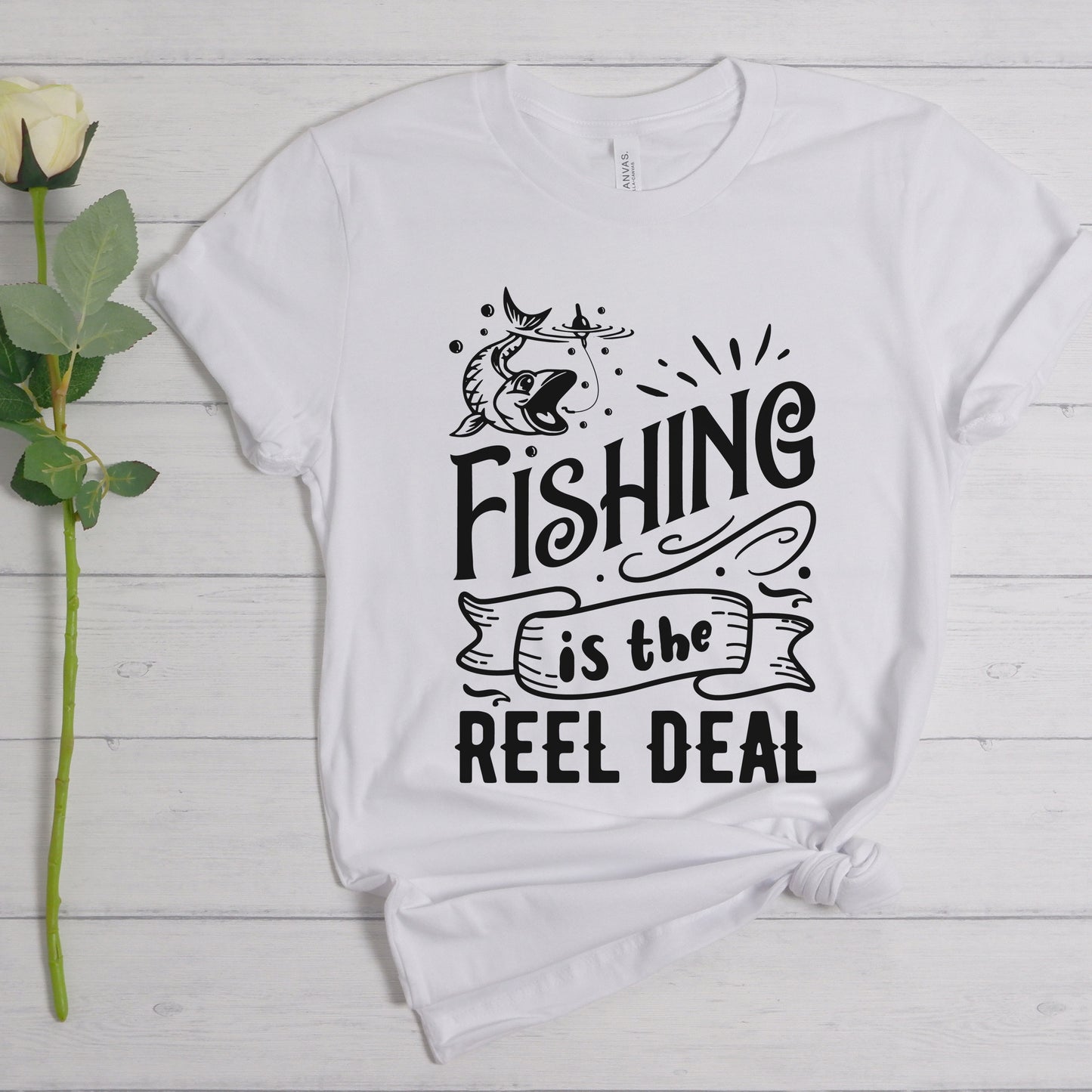 "Fishing Is The Reel Deal" Graphic - Glowforge
