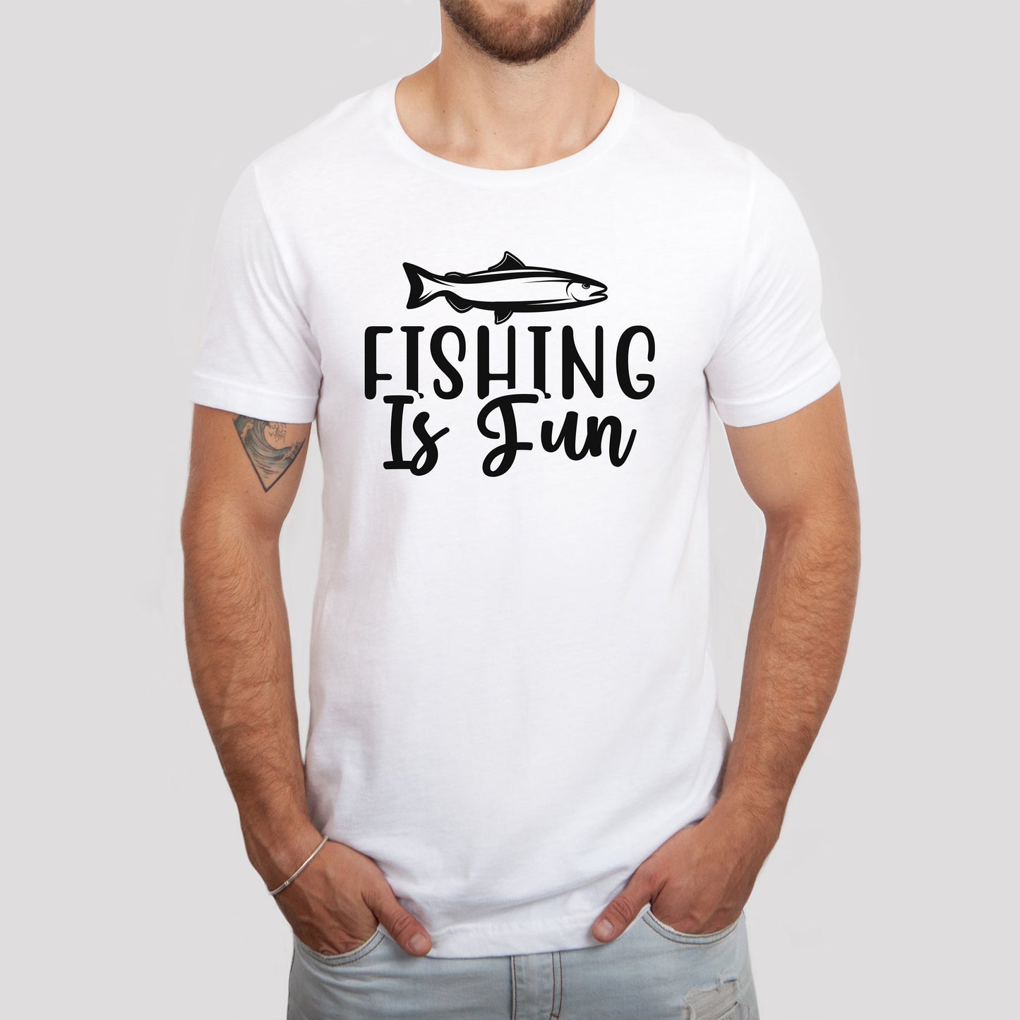 "Fishing Is Fun" Graphic - Glowforge