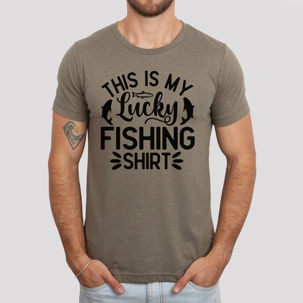 This Is My Lucky Fishing Shirt Graphic