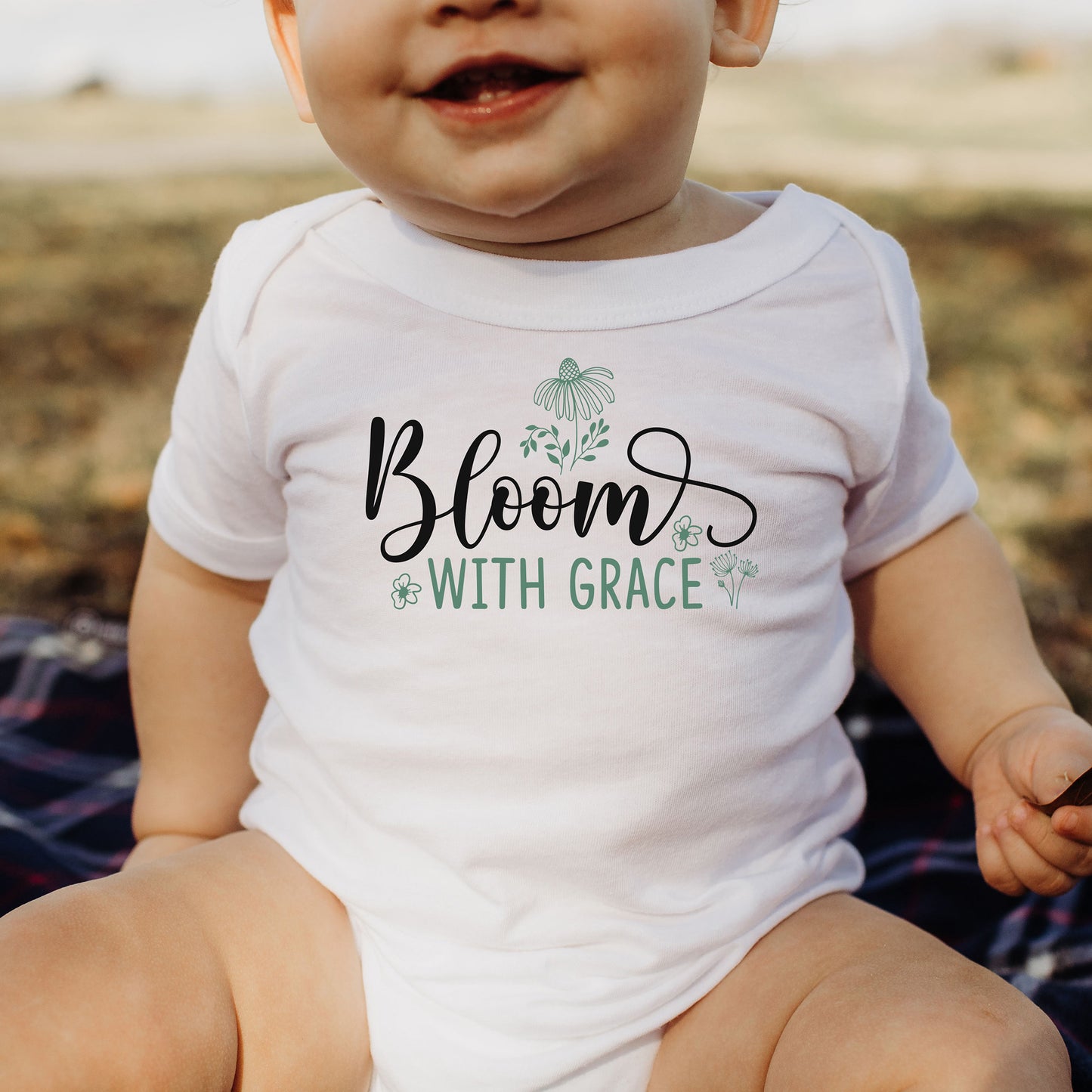 "Bloom With Grace" Graphic - Glowforge