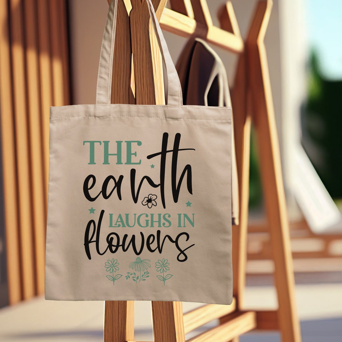 "The Earth Laughs In Flowers" Graphic