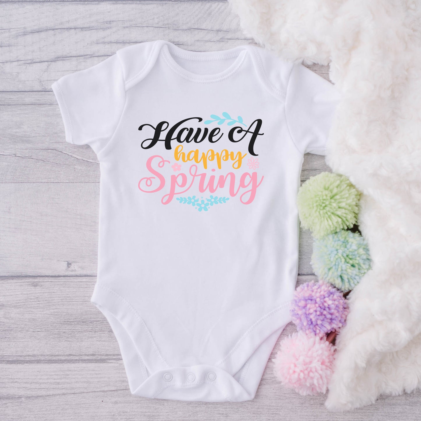 "Have A Happy Spring" Graphic - Glowforge