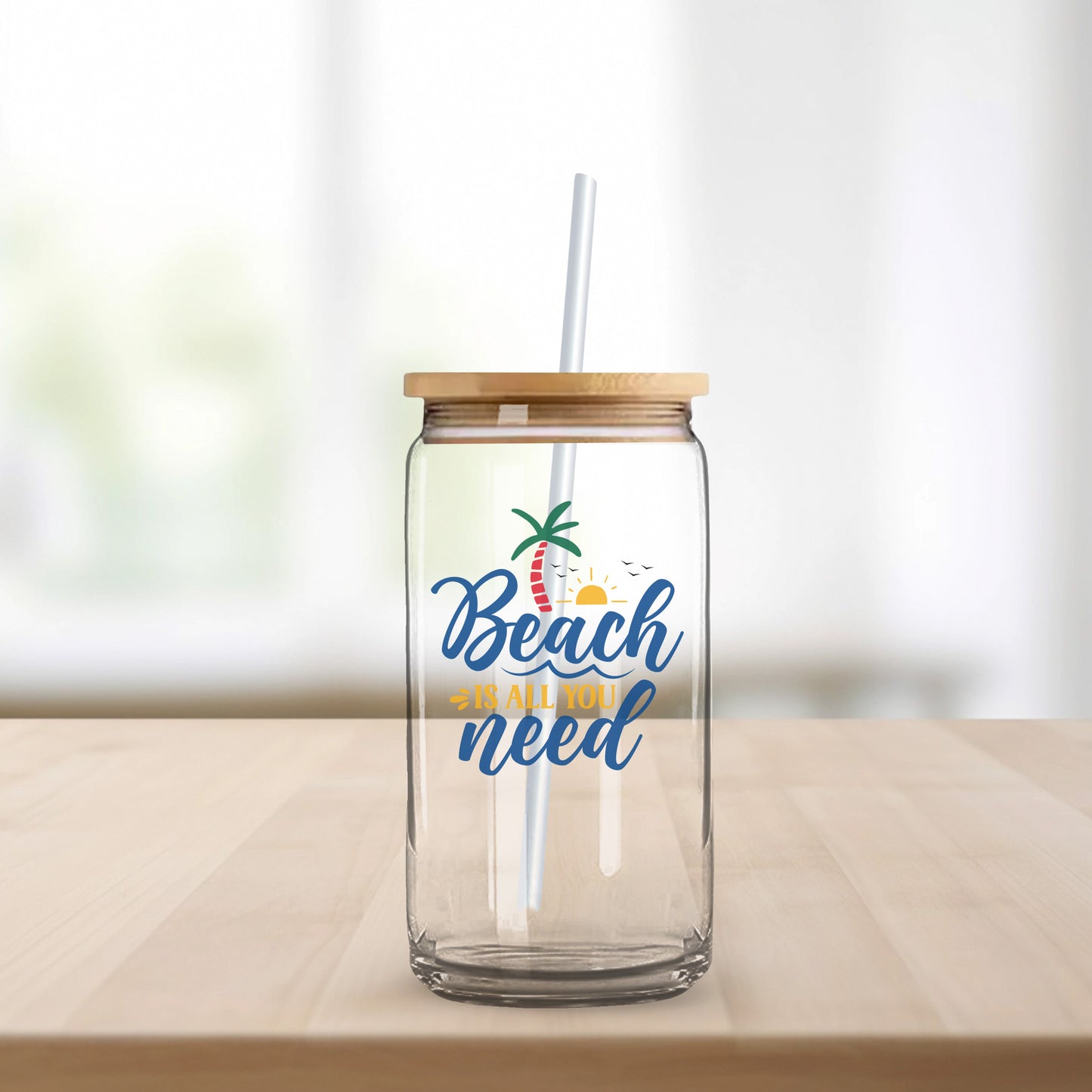 "Beach Is All You Need" Graphic - Glowforge