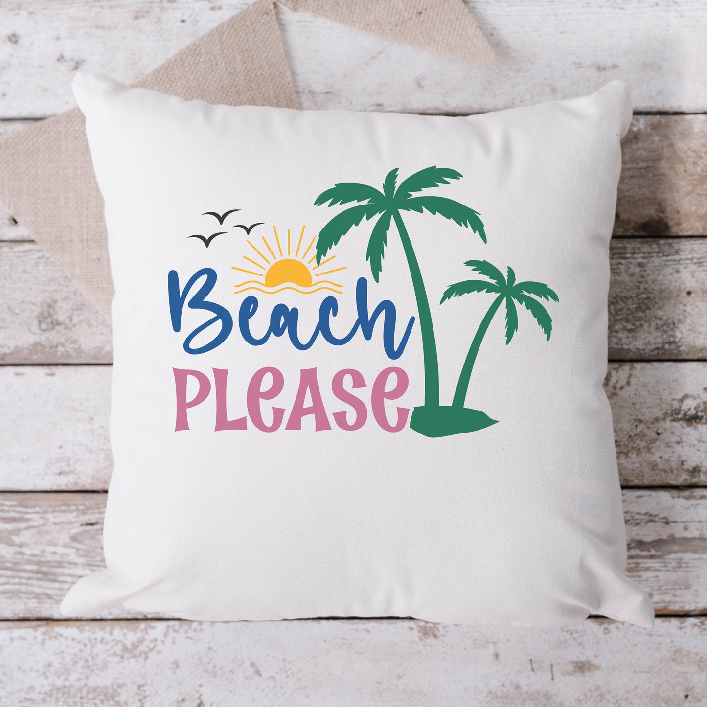 "Beach Please" Graphic - Glowforge