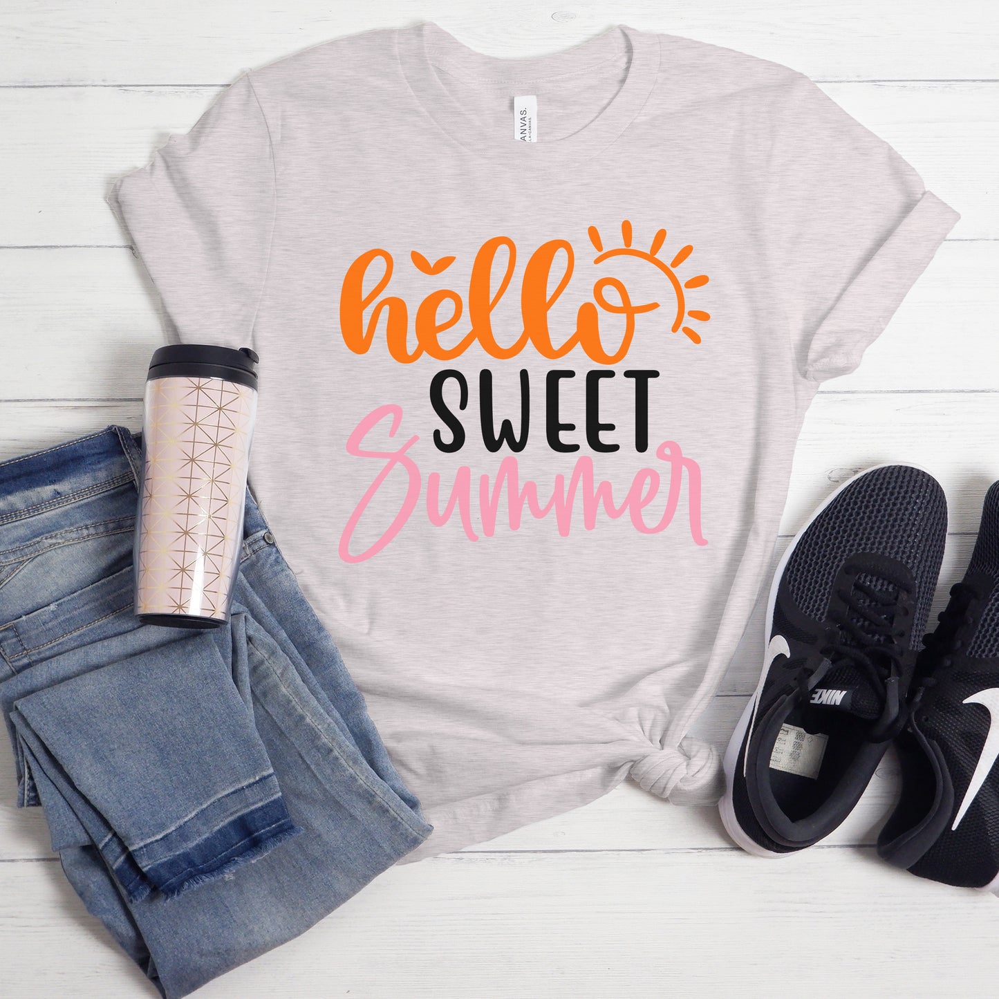 "Hello Sweet Summer" Graphic - Glowforge