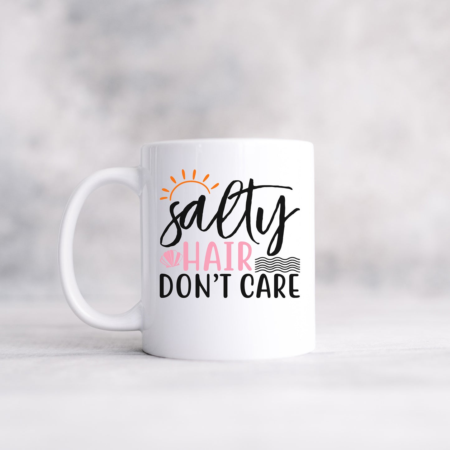 "Salty Hair Don't Care" Graphic