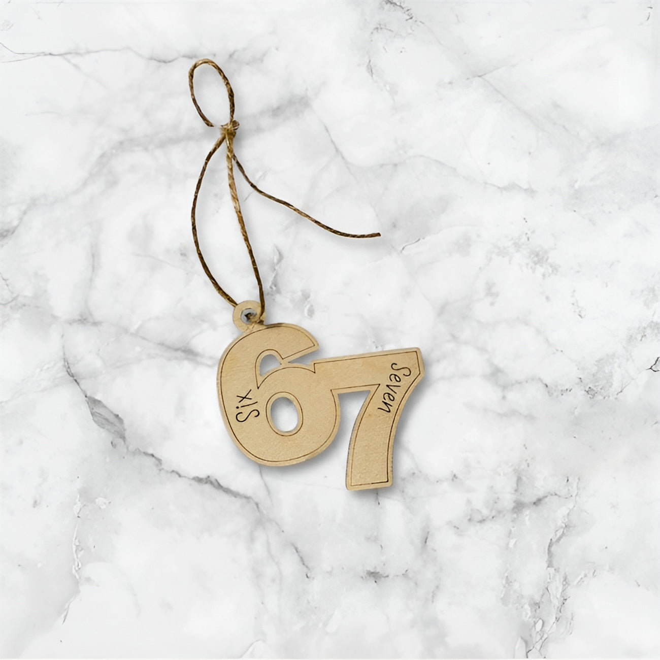 67 Christmas Ornament - Glowforge - Glowforge