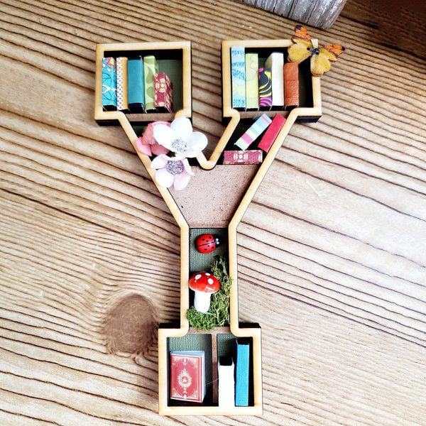 Alphabet Miniature Bookshelf Letter "Y" Shop