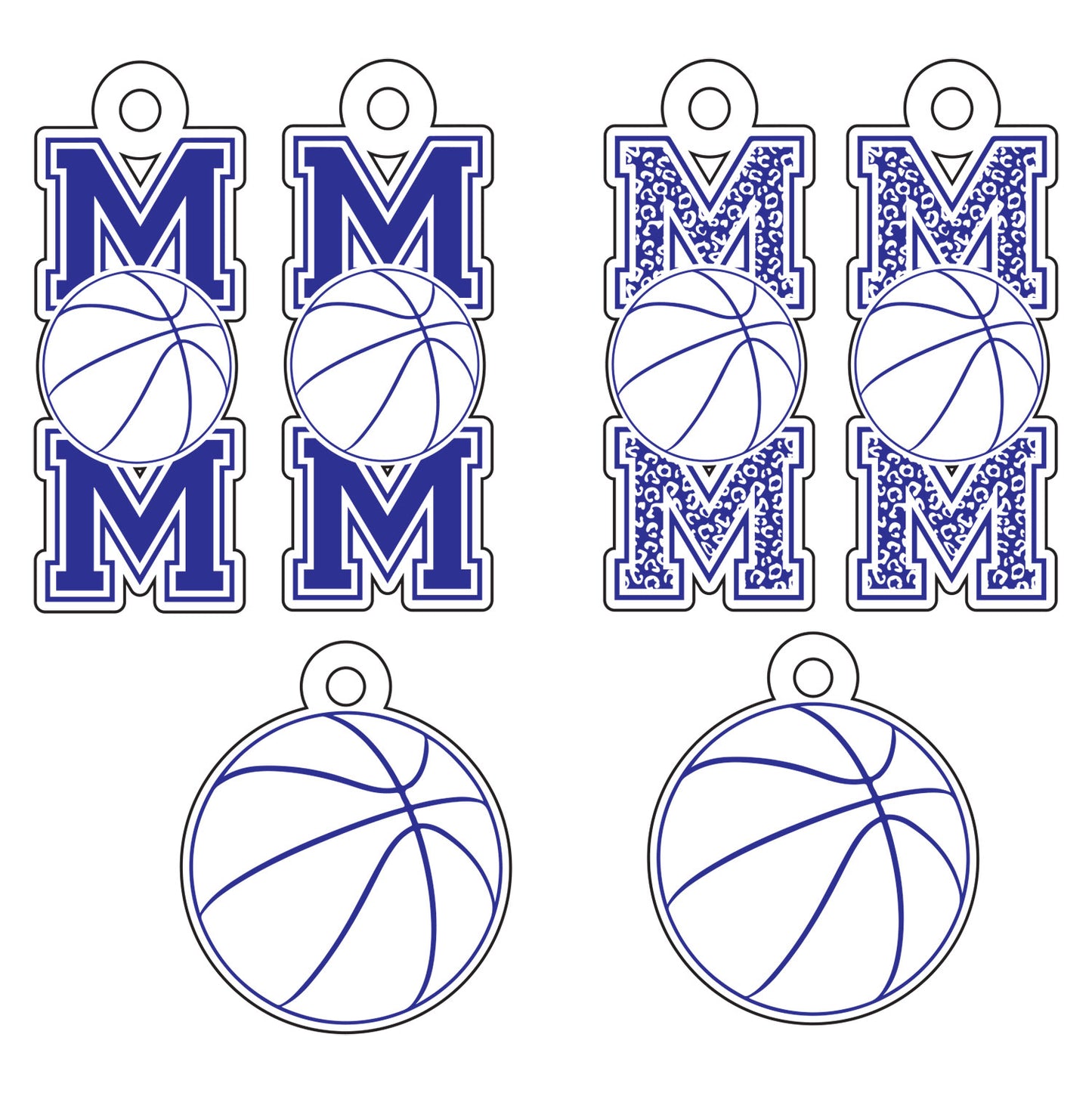 Basketball MOM Earrings - Sports Earrings (Set of 3)