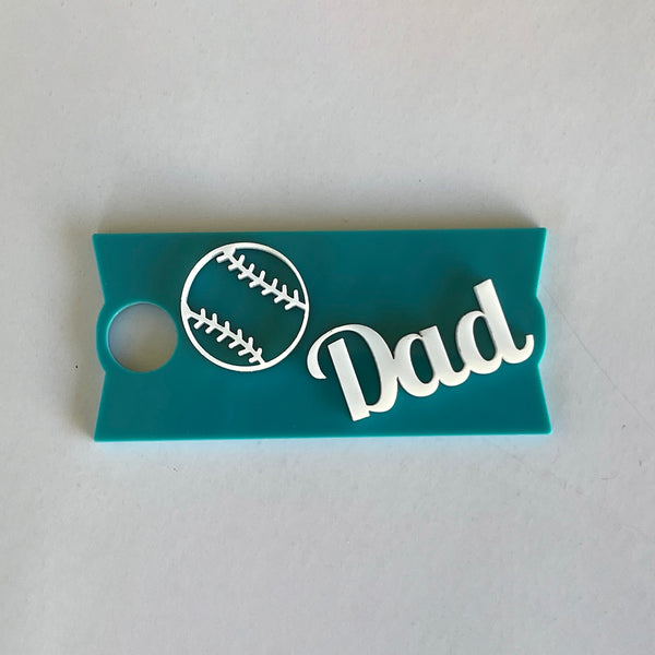 Customizable Baseball Mom & Dad Topper (Set of 2) compatible with 20/3 –  Glowforge Shop