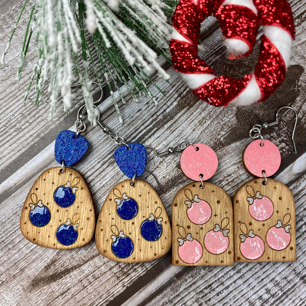 Customizable Christmas Ornament Drop Earrings (Set of 2) Shop