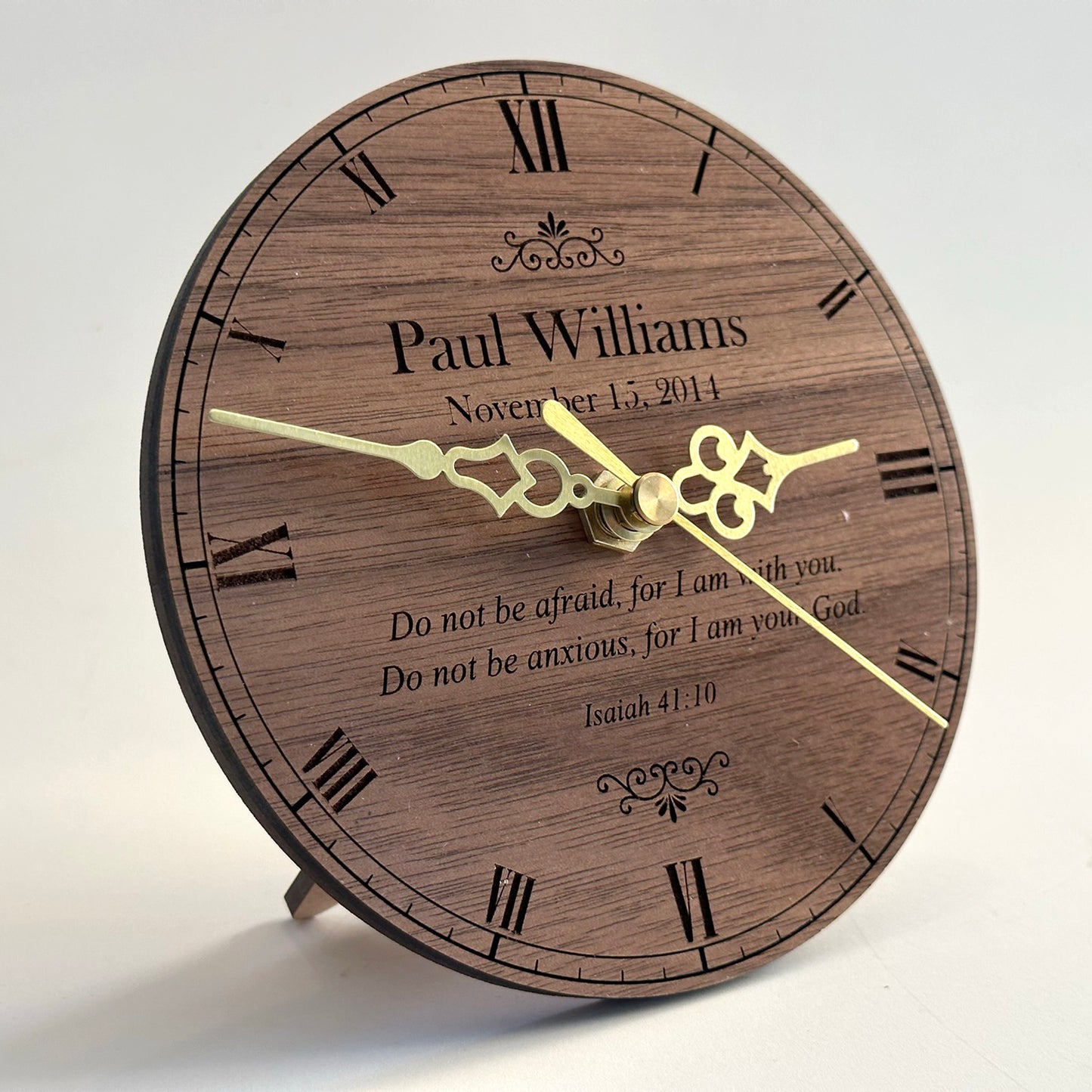 Customizable Elegant Timepiece Desk Clock Ver. 4
