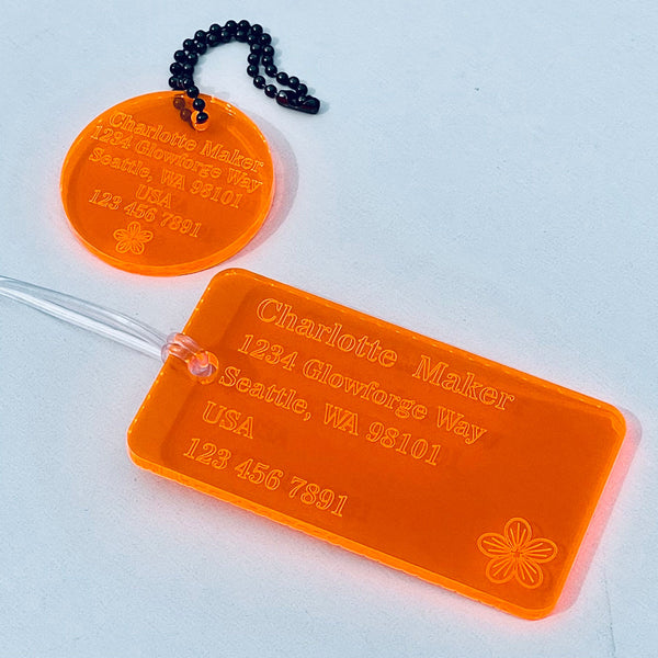 Customizable Luggage Tags (Set of 2) Shop