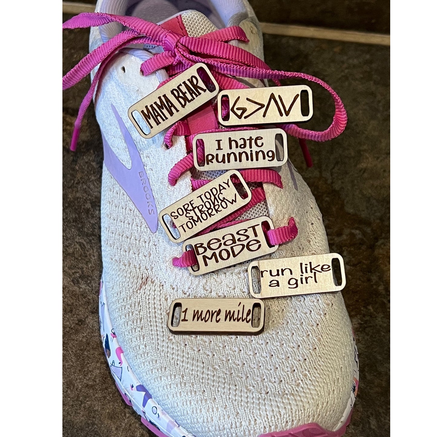 Customizable Shoe Lace Charms (Set of 8)