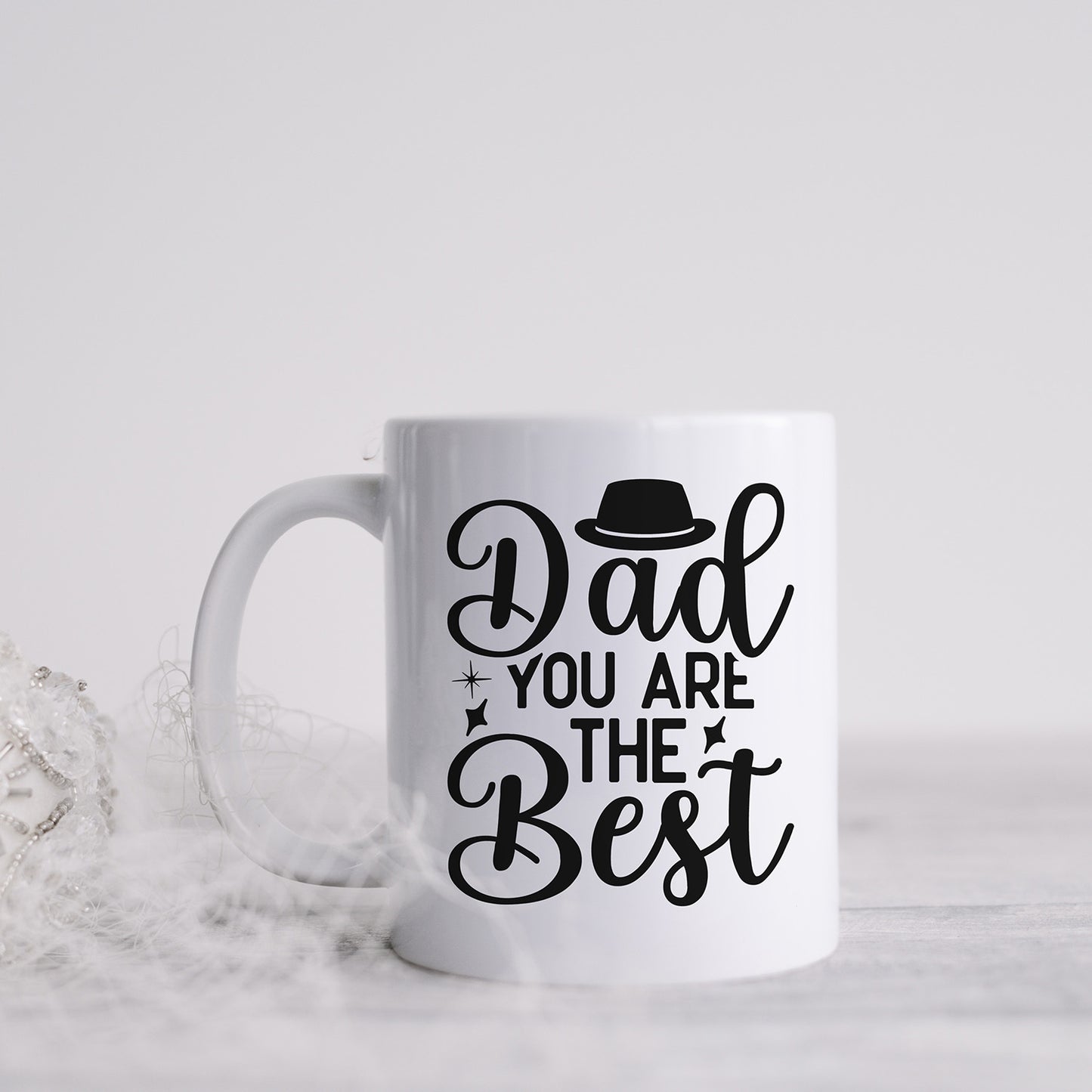"Dad You Are The Best" With Hat Graphic - Glowforge