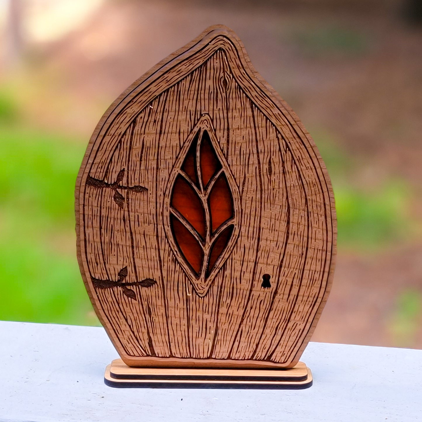 Whimsical Forest Fairy Door with Stand