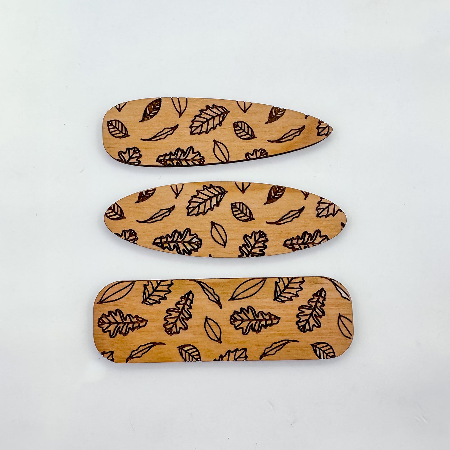 Fall Leaf Hair Clips (Set of 3)