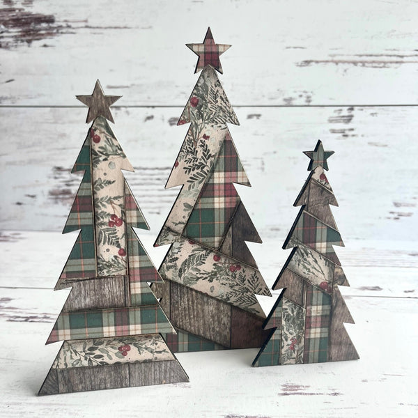 Flourish Christmas Trees Shelf Sitters (Set of 3) Shop