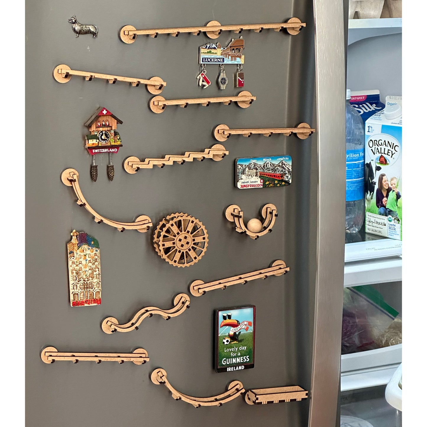 Fridge Marble Run - Refrigerator Marble Maze