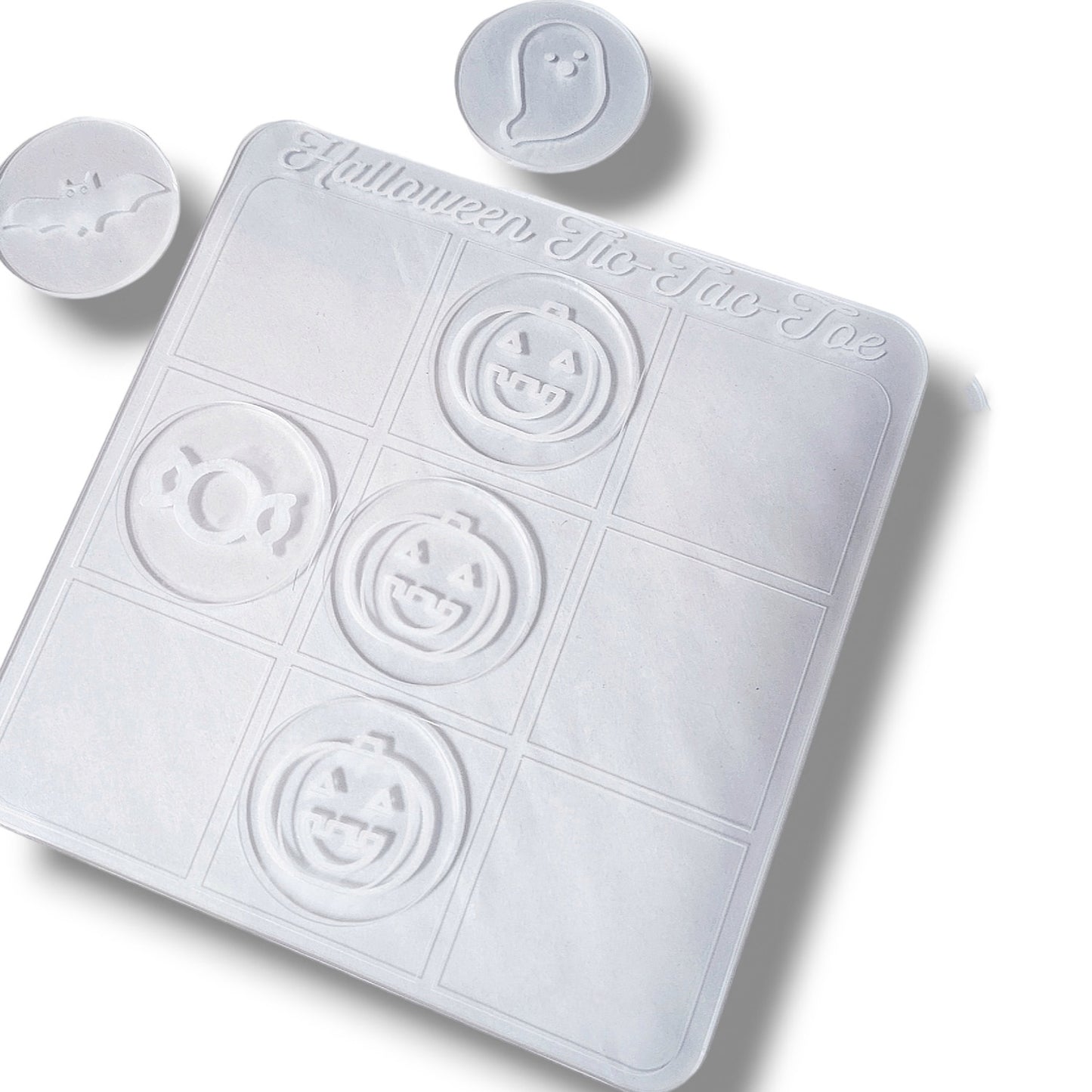 Halloween Prize Candy Alternative Tic Tac Toe Game With Ghost, Bat, Pumpkin, or Candy
