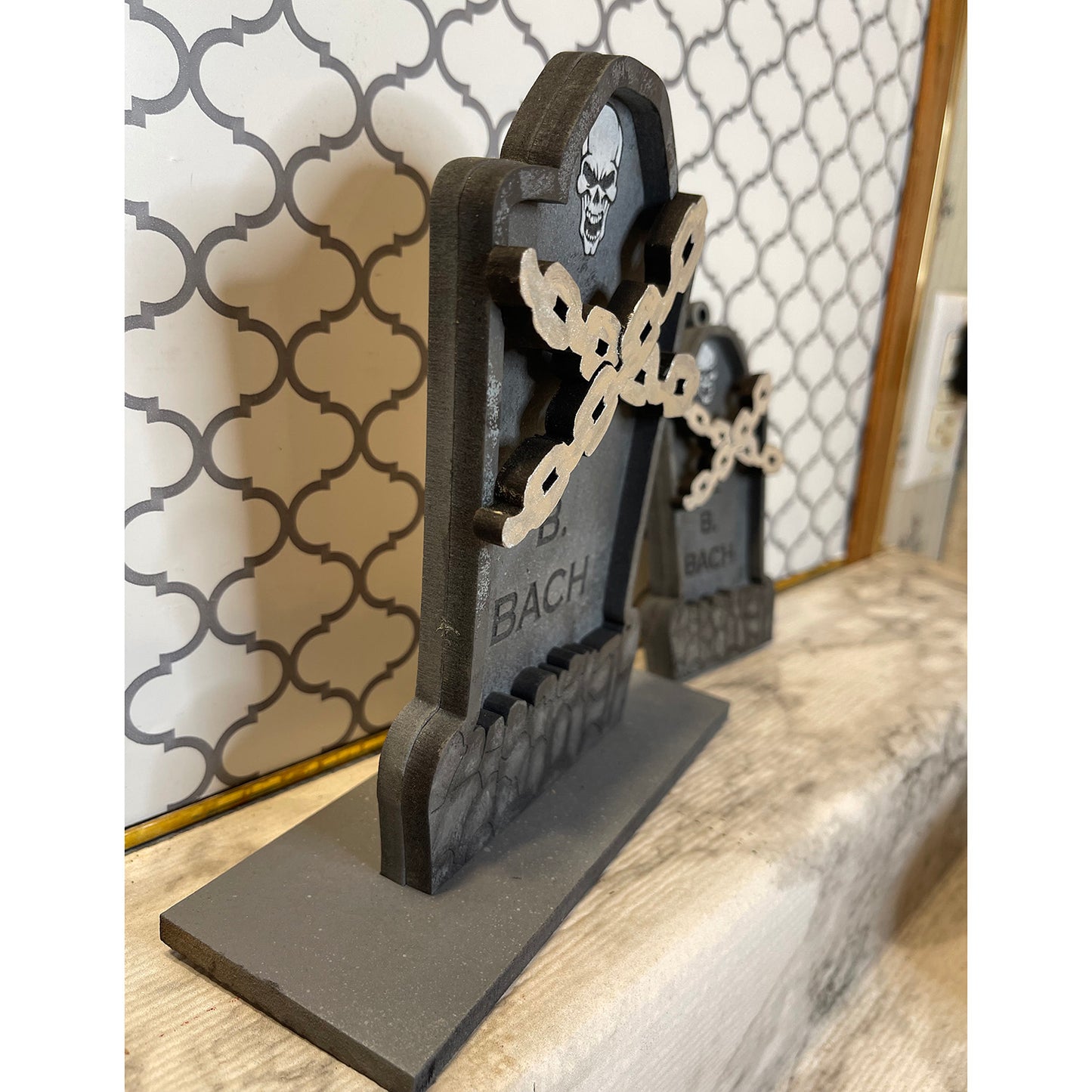 Halloween Silly Tombstones Al B. Bach (Large)