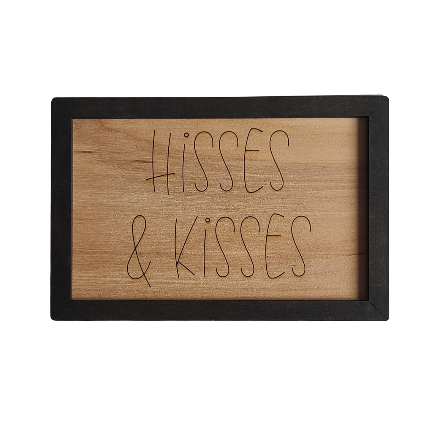 Hisses & Kisses - Cat Sign