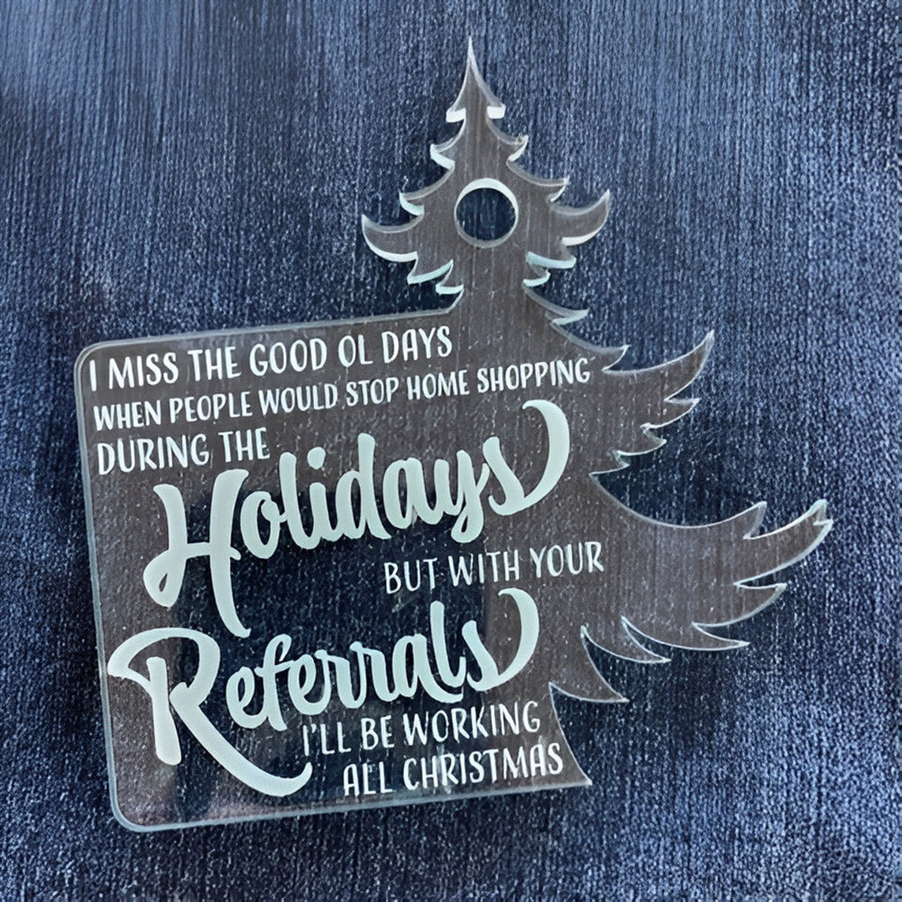 Holiday Realtor Tags - #7 I Miss The Good Ol Days
