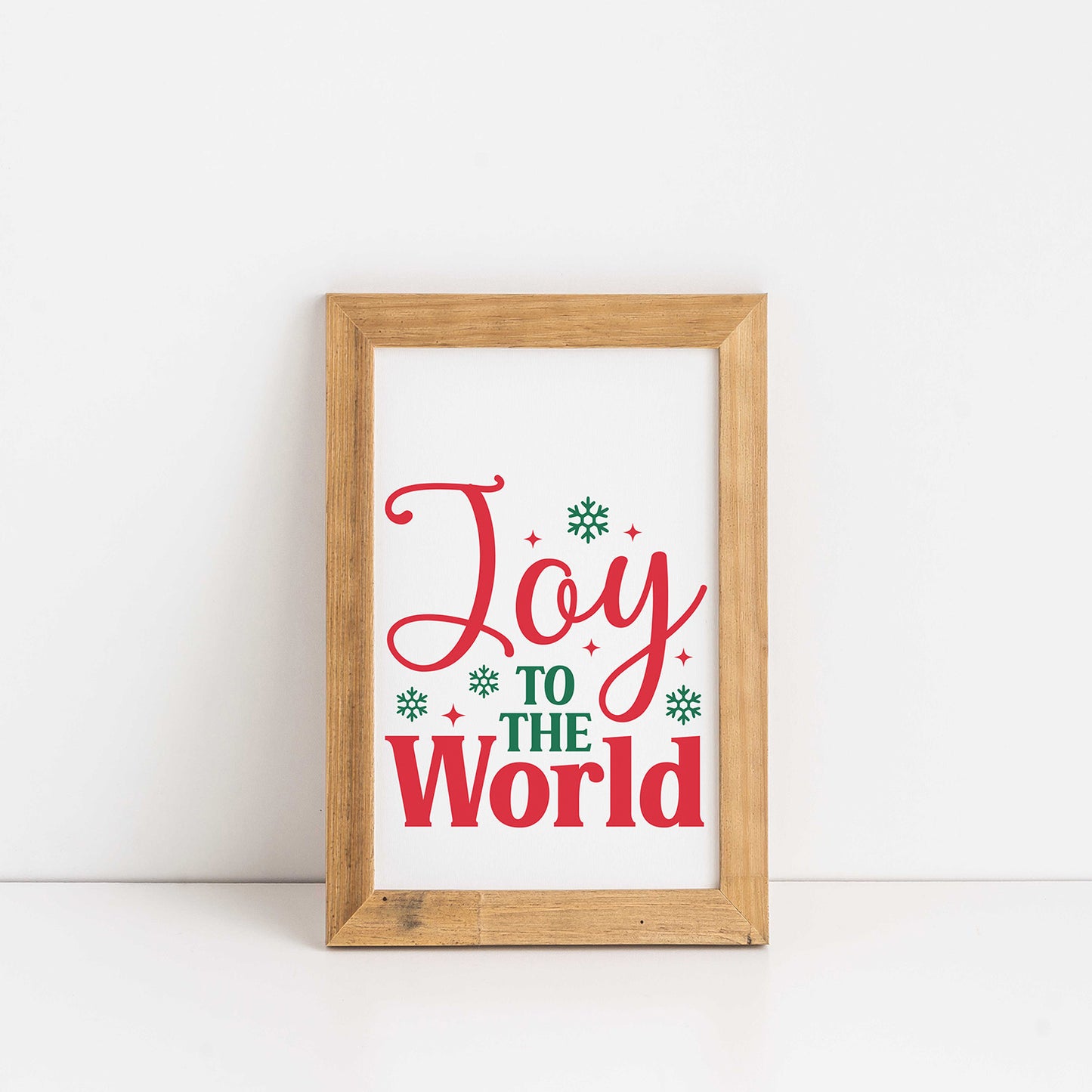 "Joy Love Peace Believe Christmas" Graphic - Glowforge
