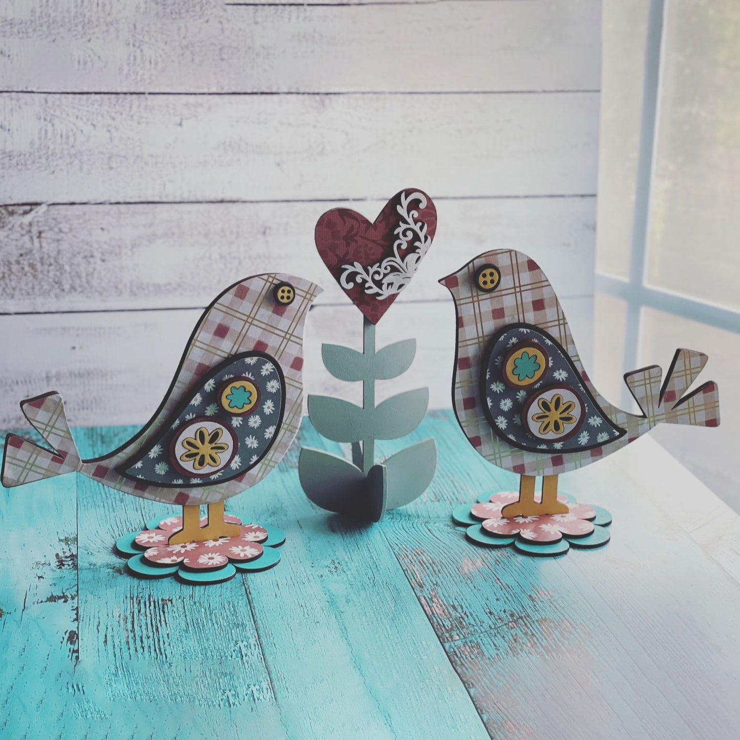 Love Birds Shelf Sitter (Set of 3)