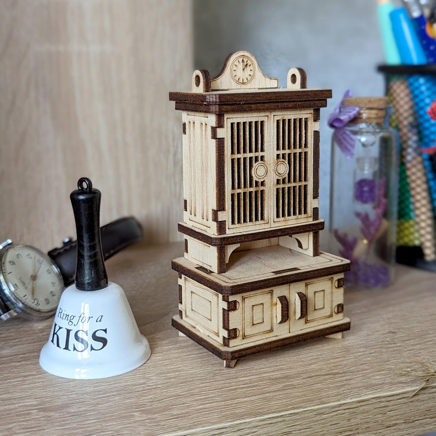 Miniature Retro Cupboard Ornament 1:20 scale