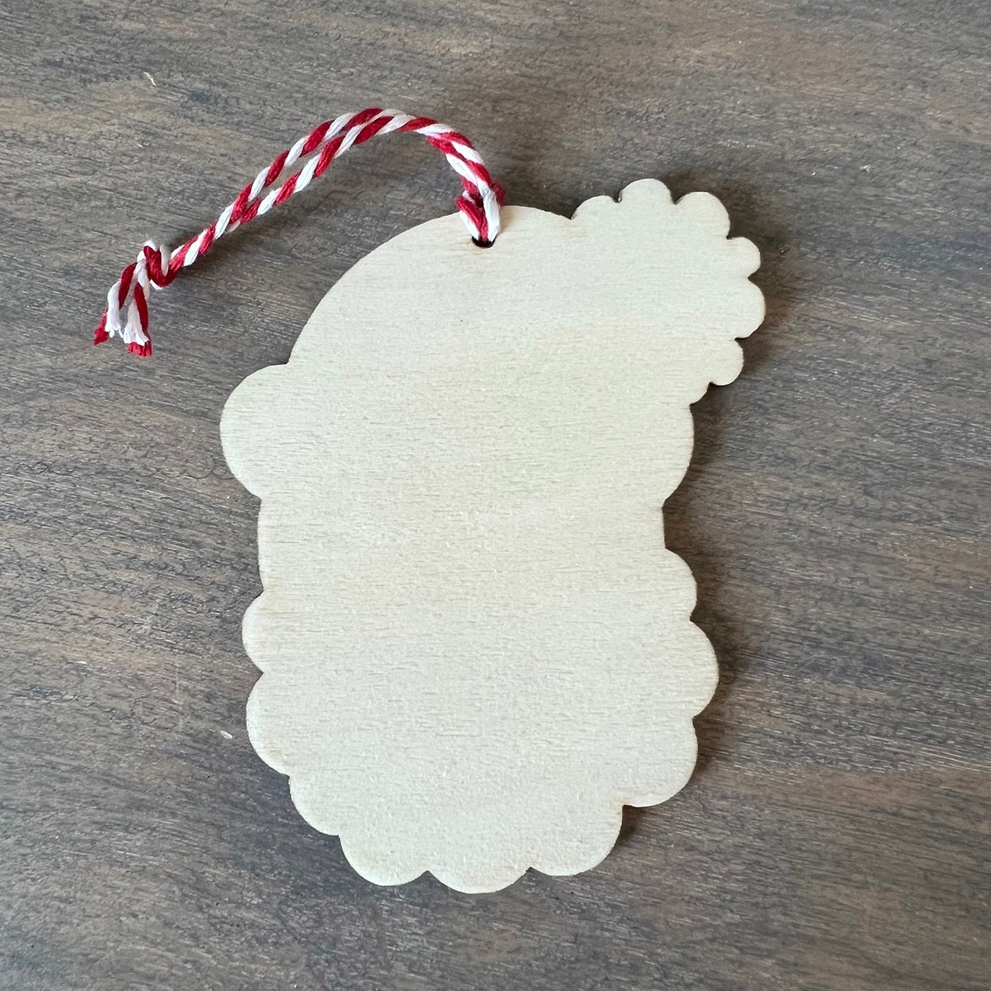 Paintable Santa Kids Keepsake Ornament - Color Santa Craft Project