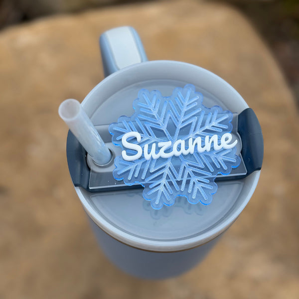 Snowflake Christmas Mini Bottle Holder SVG Glowforge 1.7 oz