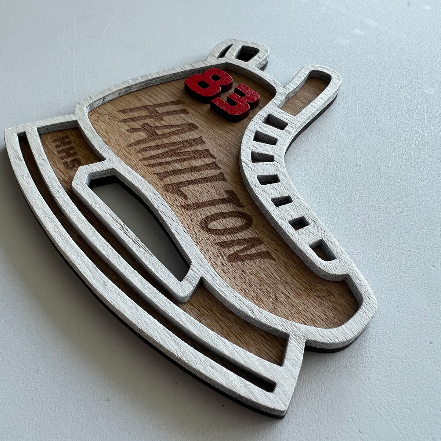 Personalized Hockey Skate Bag Tag - Hockey Skate Ornament