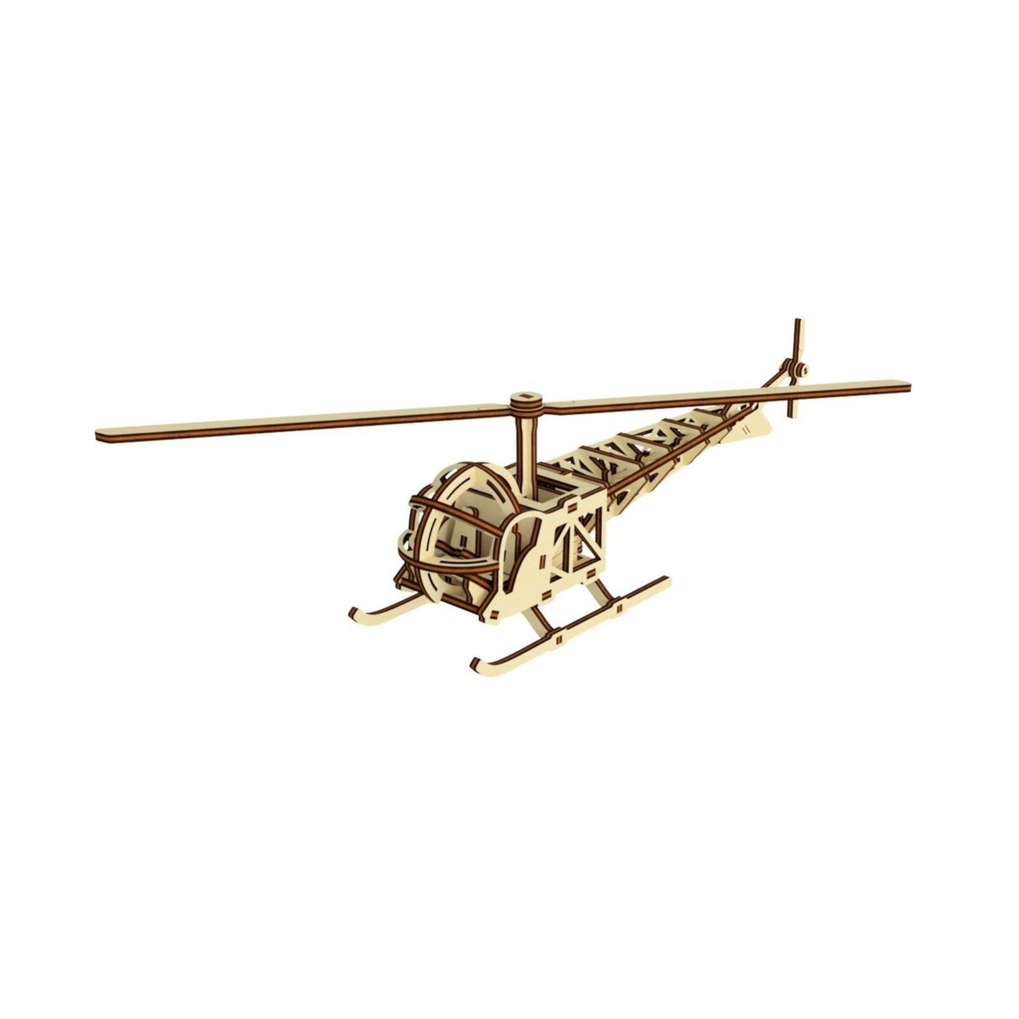 Helicopter (3D puzzle) Light Plywood