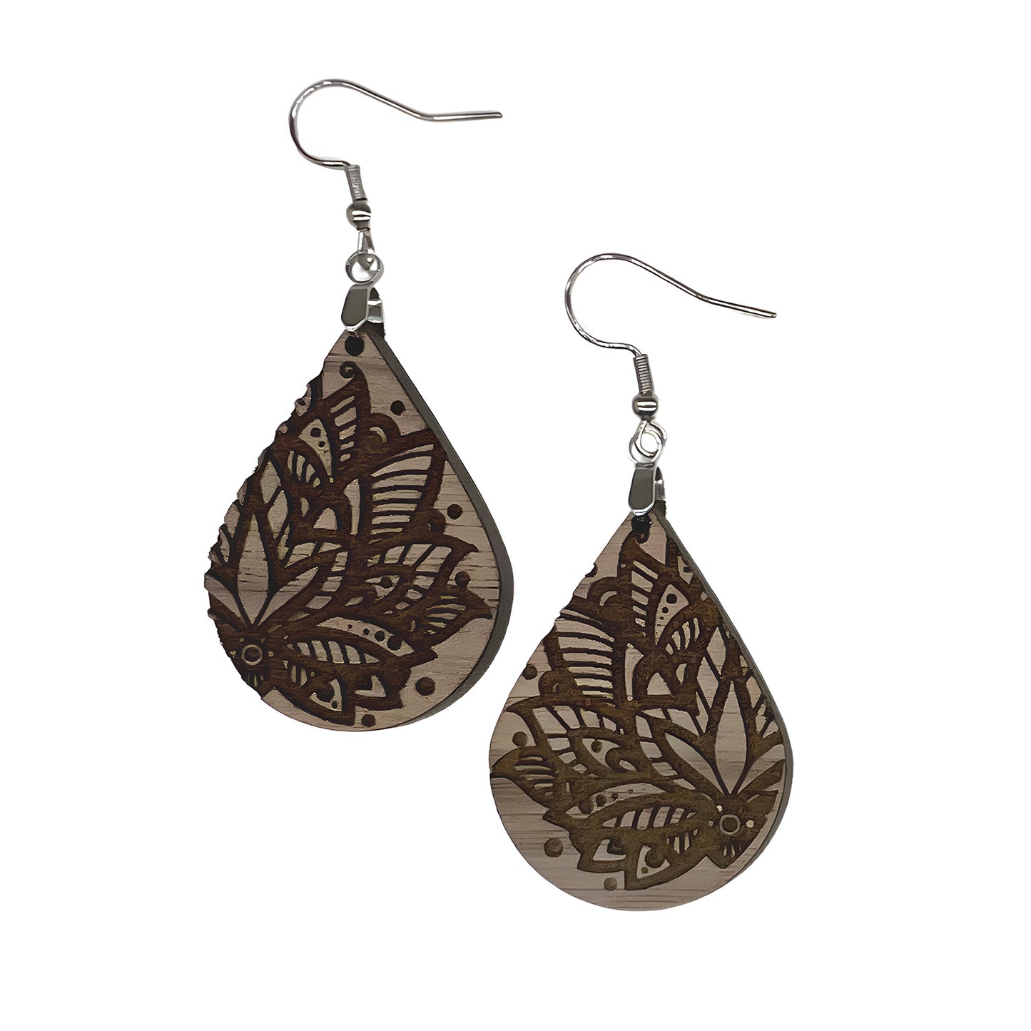 Tear Drop Mandala Earrings - Gorgeous Mandala Earrings #1