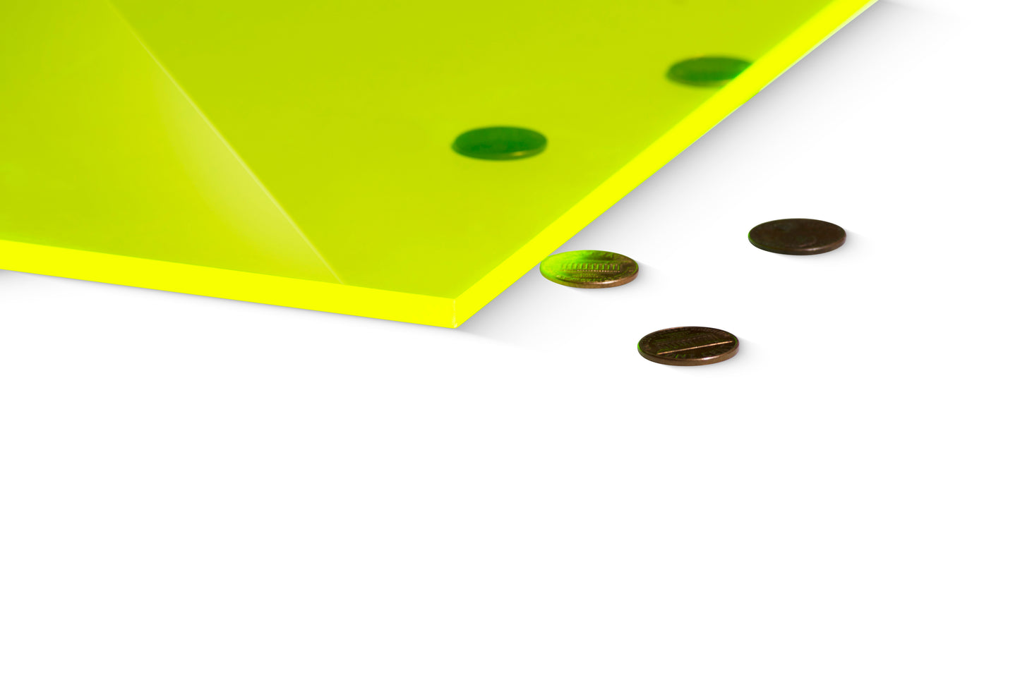 Fluorescent Green Acrylic