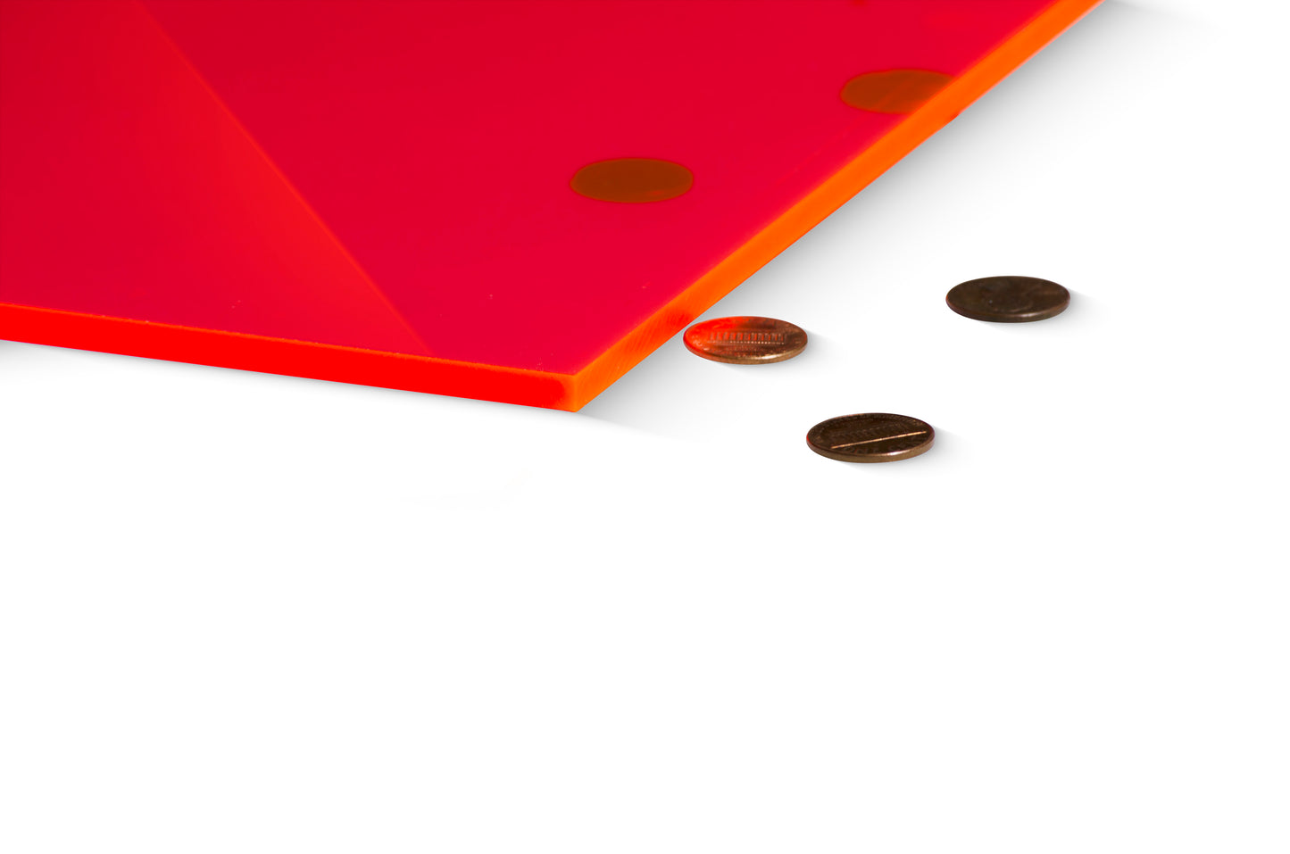 Fluorescent Pink Acrylic