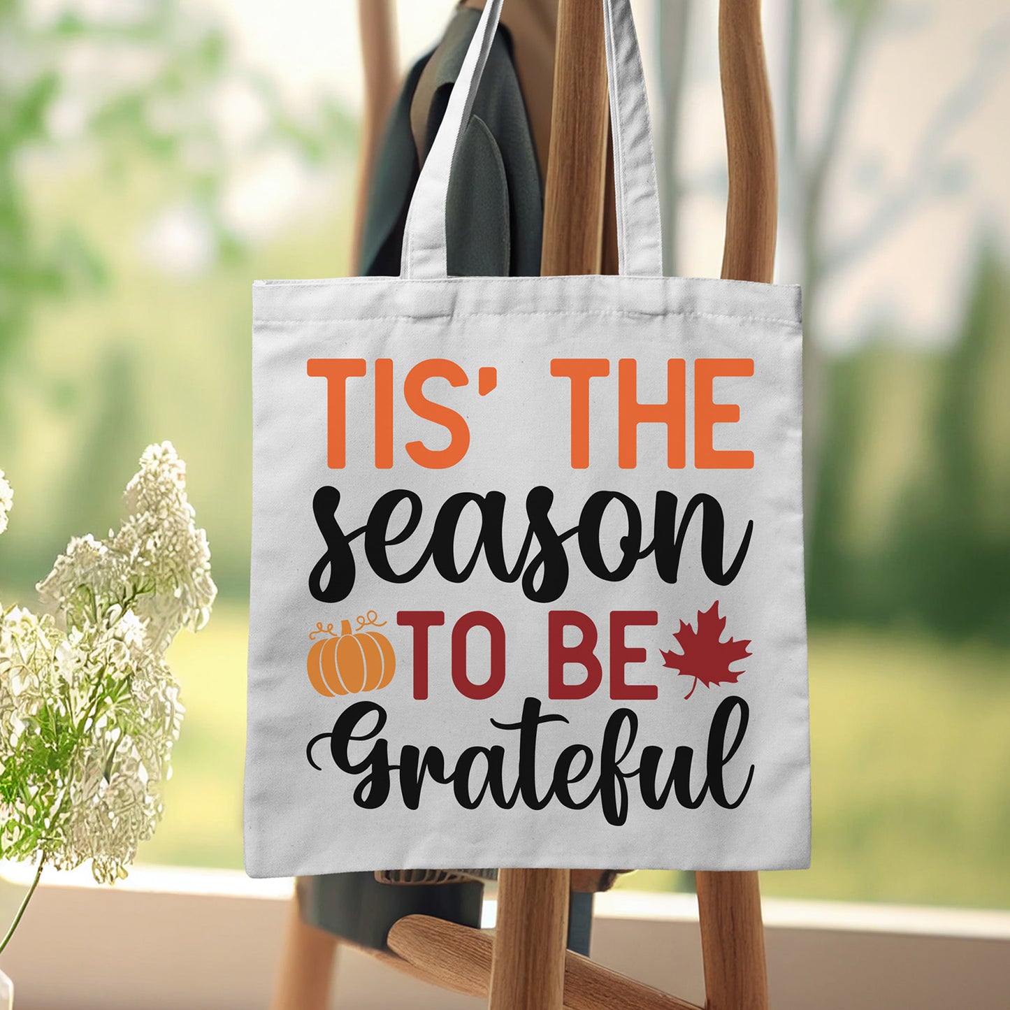 "Tis The Season To Be Grateful" Graphic