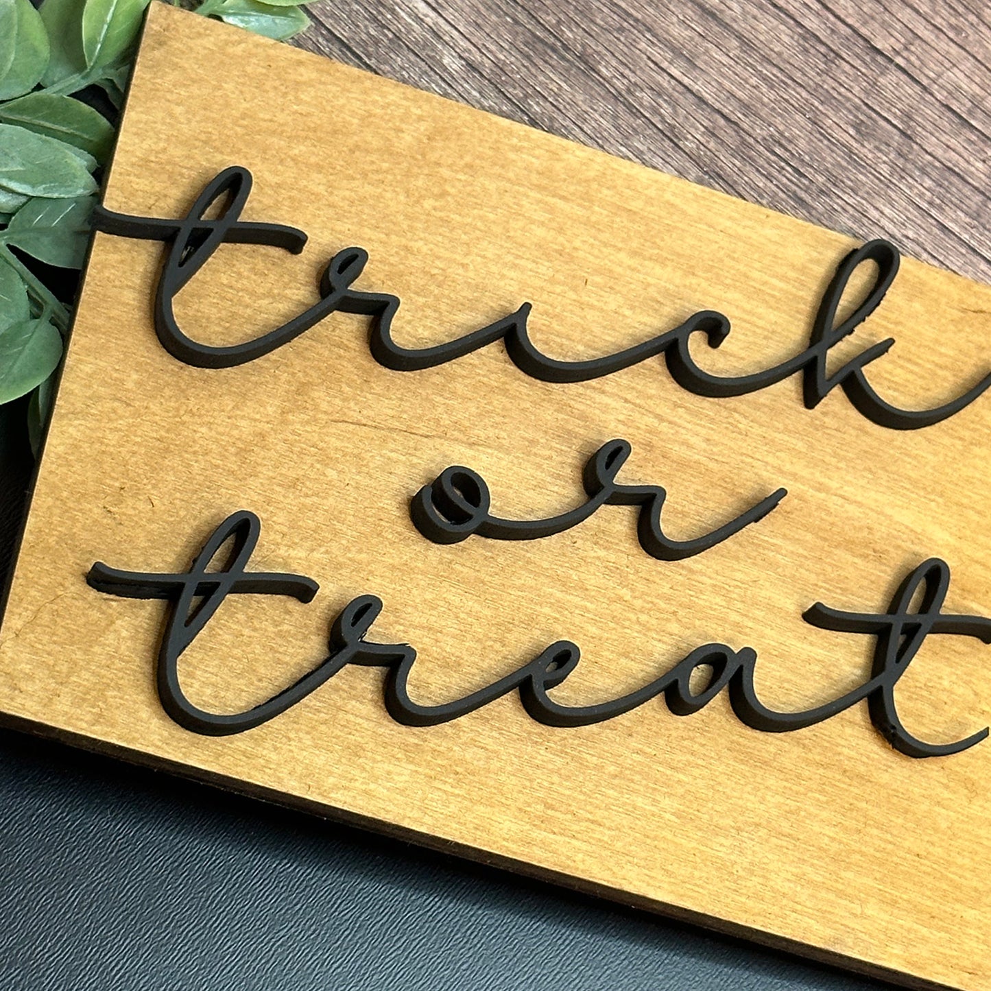 Trick or Treat Halloween Wall Sign