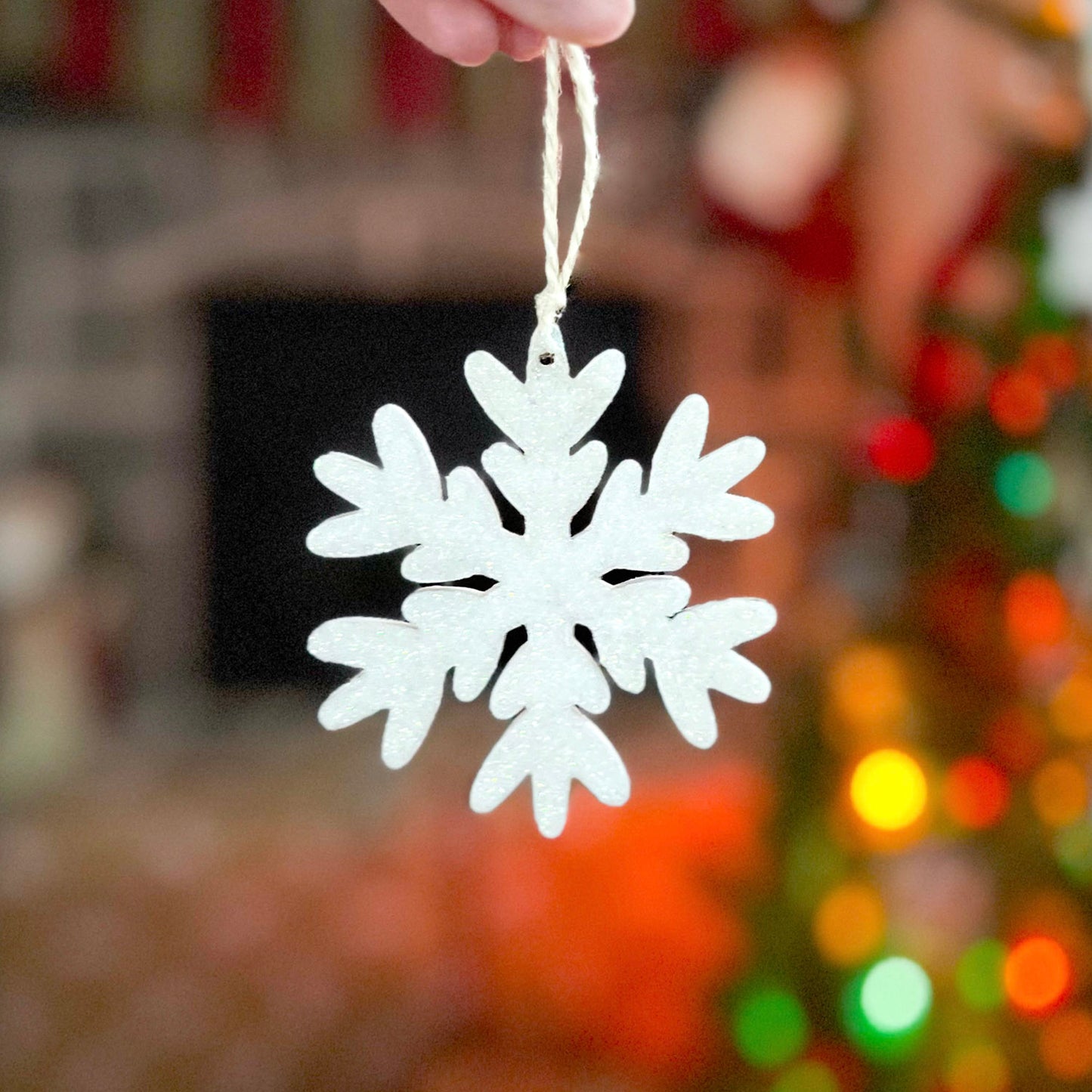 Twinkling Snowflake Keepsake Tag