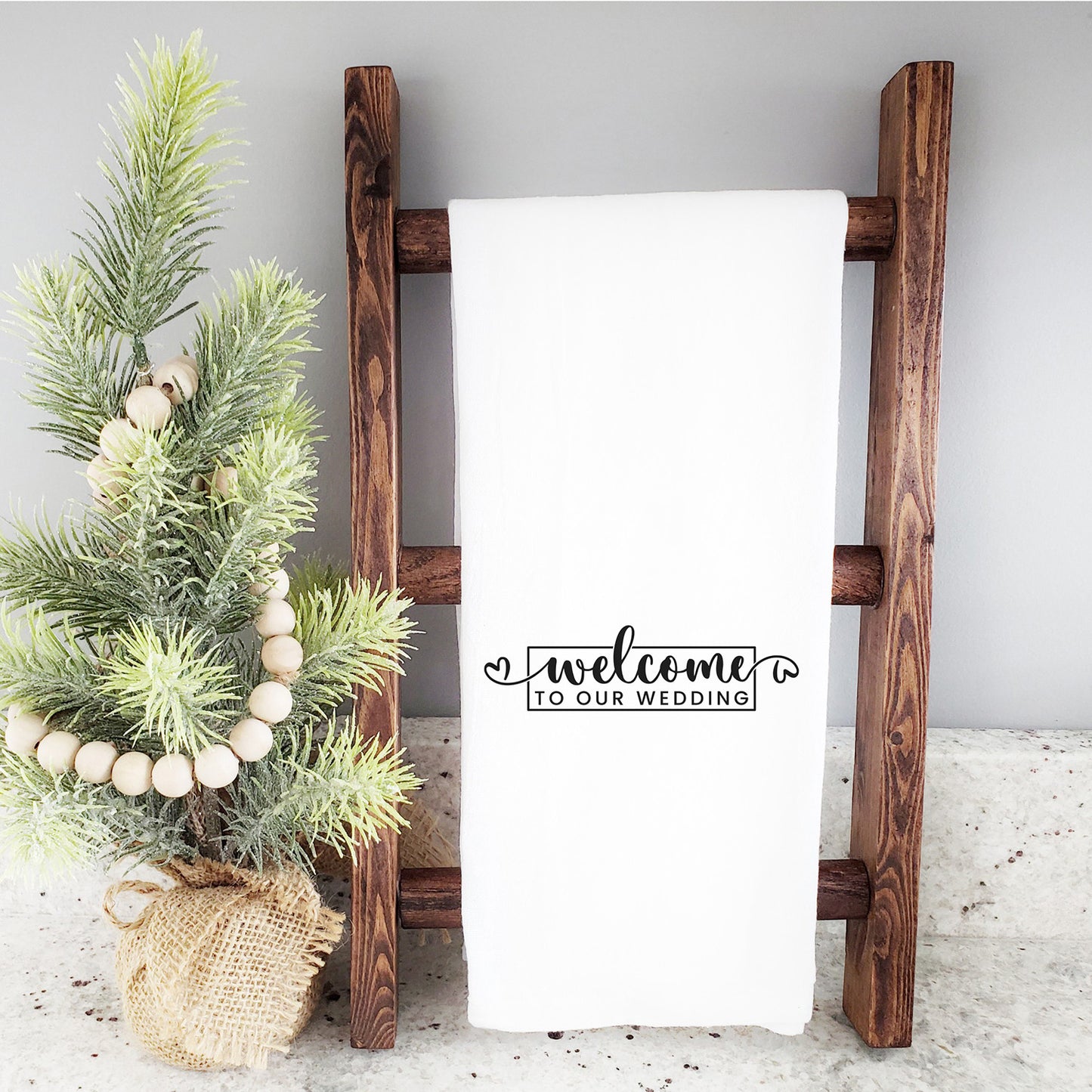 "Welcome To Our Wedding" Graphic