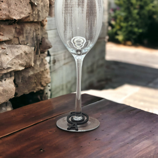 Swirl: Glass Wine Charms