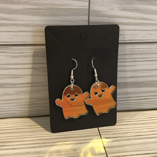 thumbnail image 2 of Halloween Ghost Earrings Sterling Silver Glow In The Dark 2 of 14
