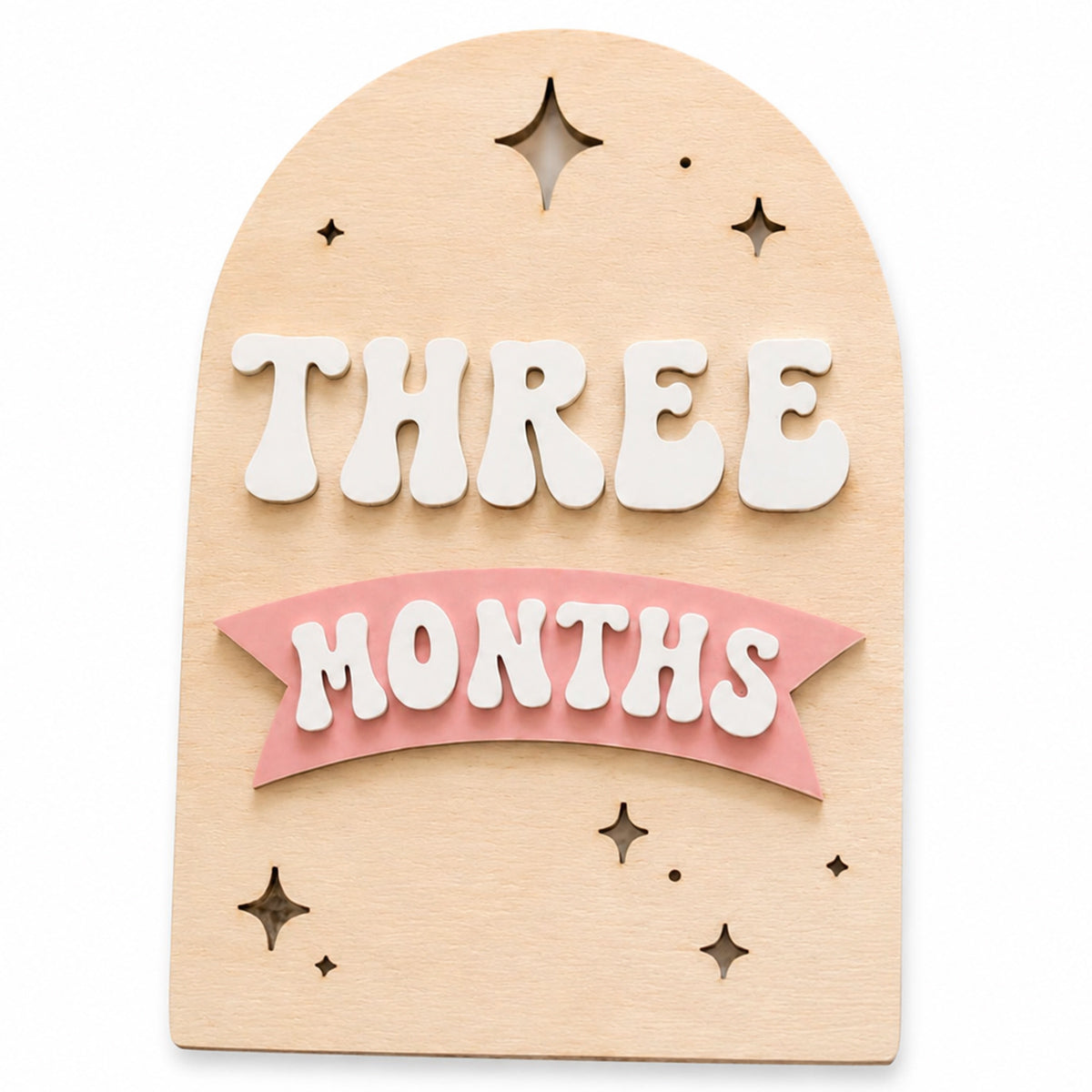 Arched Retro Baby Milestone Marker Set - Glowforge